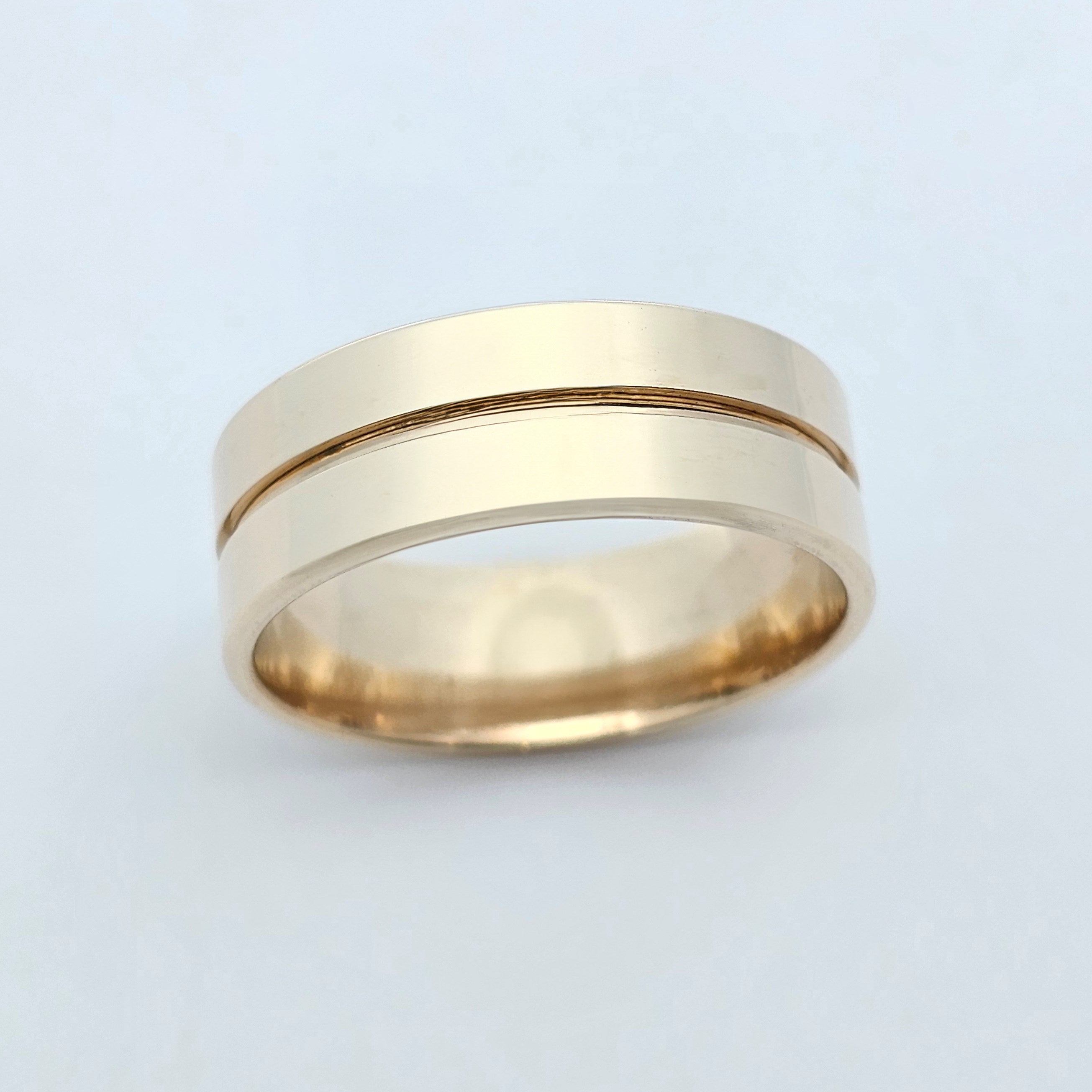 wedding ring; wedding rings; wedding band; wedding bands; yellow gold wedding ring; yellow gold wedding band; mens wedding ring; mens wedding band; gold ring; gold band; wide wedding ring; simple wedding ring; traditional wedding ring